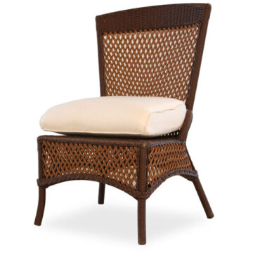 Grand Traverse Wicker Dining Side Chair by Lloyd Flanders