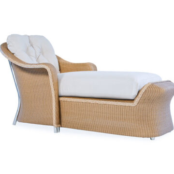 Reflections Wicker Day Chaise Lounge by Lloyd Flanders