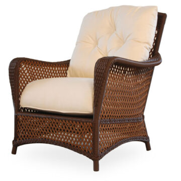 Grand Traverse Wicker Lounge Chair by Lloyd Flanders
