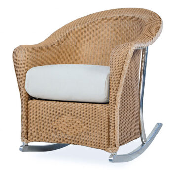 Reflections Wicker Porch Rocker by Lloyd Flanders