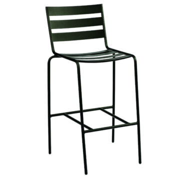 Cafe Series Wrought Iron Bar Stool by Woodard