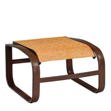 Cayman Isle Sling Aluminum Ottoman by Woodard