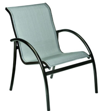 Tribeca Sling Aluminum Dining Chair by Woodard