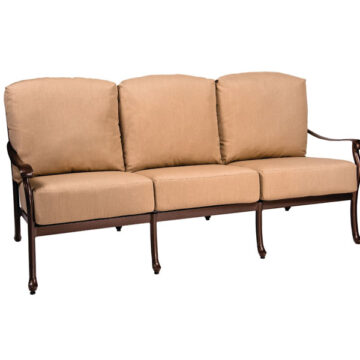 Casa Cast Aluminum Sofa by Woodard