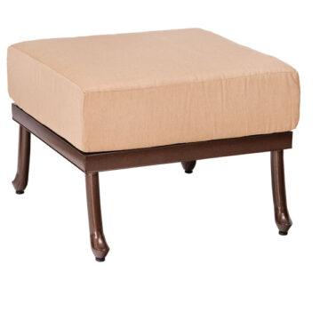 Casa Cast Aluminum Ottoman by Woodard