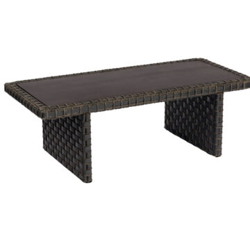 Cooper Wicker Coffee Table by Woodard