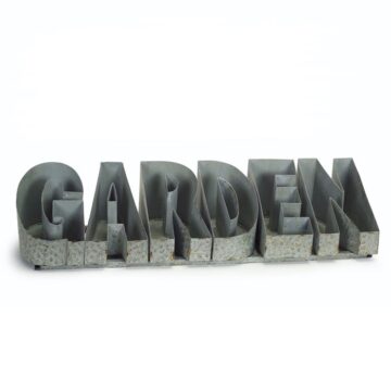 GARDEN LETTERING SIGN