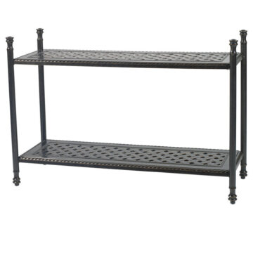 Grand Terrace Cast Aluminum 47.5 x 17 Rectangular Console Table by Gensun