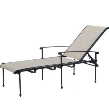 Morro Bay Cast Aluminum Sling Adjustable Chaise Lounge by Gensun