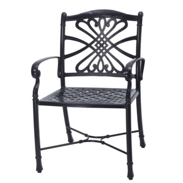 Bella Vista Cast Aluminum Dining Arm Chair by Gensun