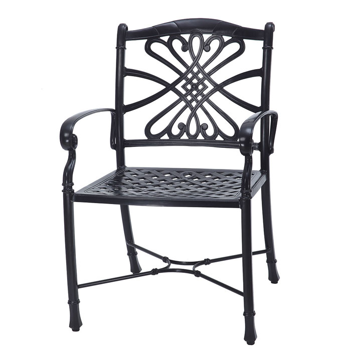 Bella Vista Cast Aluminum Dining Arm Chair by Gensun