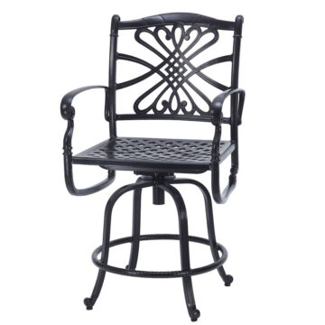 Bella Vista Cast Aluminum Balcony Stool by Gensun