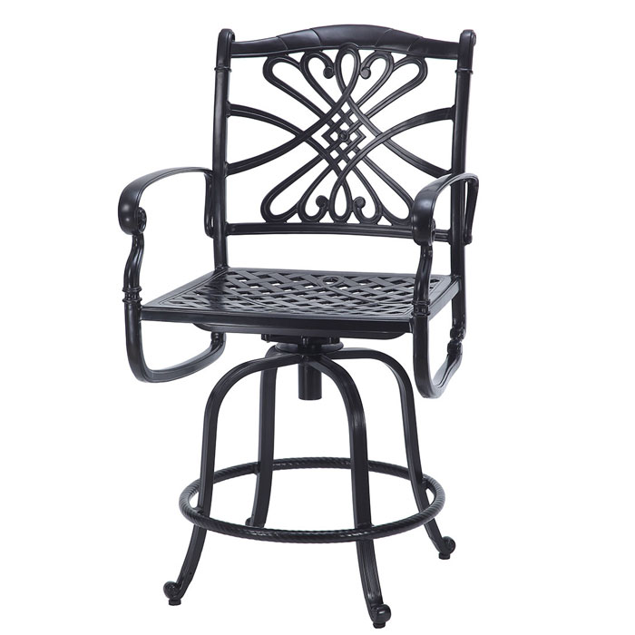 Bella Vista Cast Aluminum Balcony Stool by Gensun