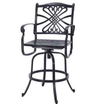 Bella Vista Cast Aluminum Bar Stool by Gensun