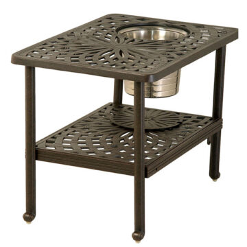 Mayfair 22" x 32" Rect. Ice Bucket Side Table by Hanamint