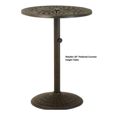 Mayfair 30" Round Pedestal Counter Table by Hanamint