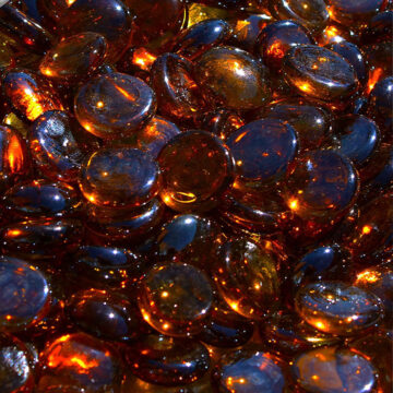 Amber Fire Glass by Hanamint