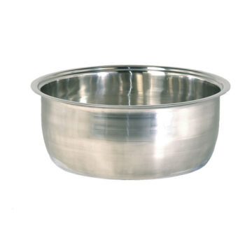 Round Stainless Steel Ice Bucket for Fire Pit Tables by Hanamint