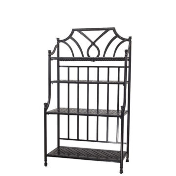 Grand Terrace Cast Aluminum Bakers Rack by Gensun