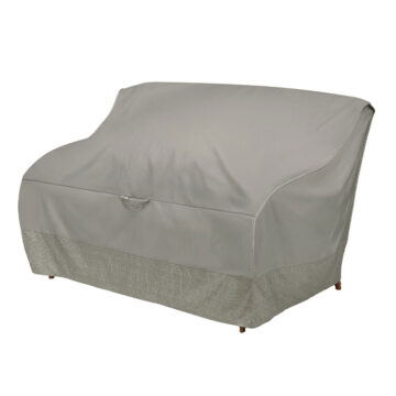 52 Inch Patio Loveseat Cover with Integrated Duck Dome