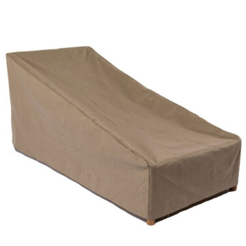 64 in. Duck Covers Essential Water-Resistant Chaise Lounge Chair Cover