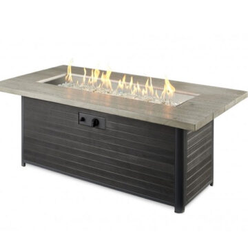 Cedar Ridge Linear Gas Fire Table by Outdoor Greatroom