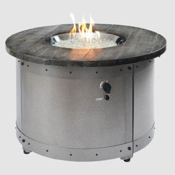 Edison Round Fire Table by Outdoor Great Room