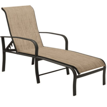 Fremont Sling Aluminum Adjustable Chaise Lounge by Woodard