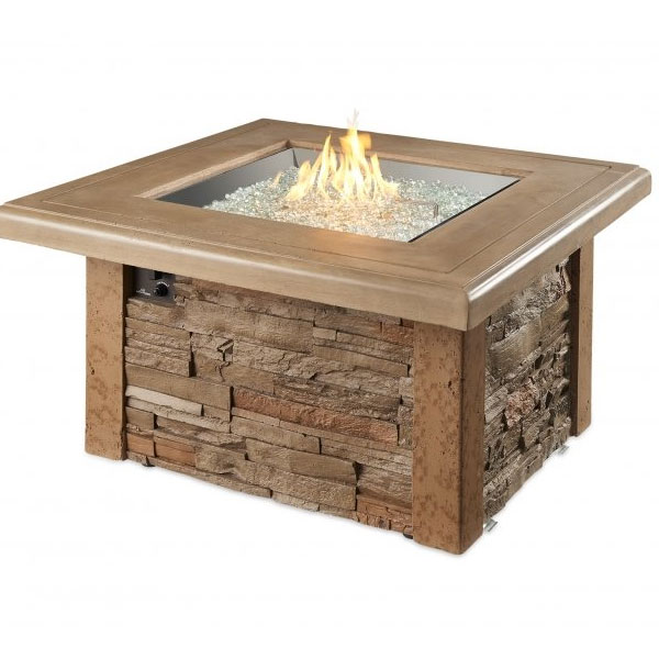 Sierra Square Gas Fire Pit Table by Outdoor Greatroom