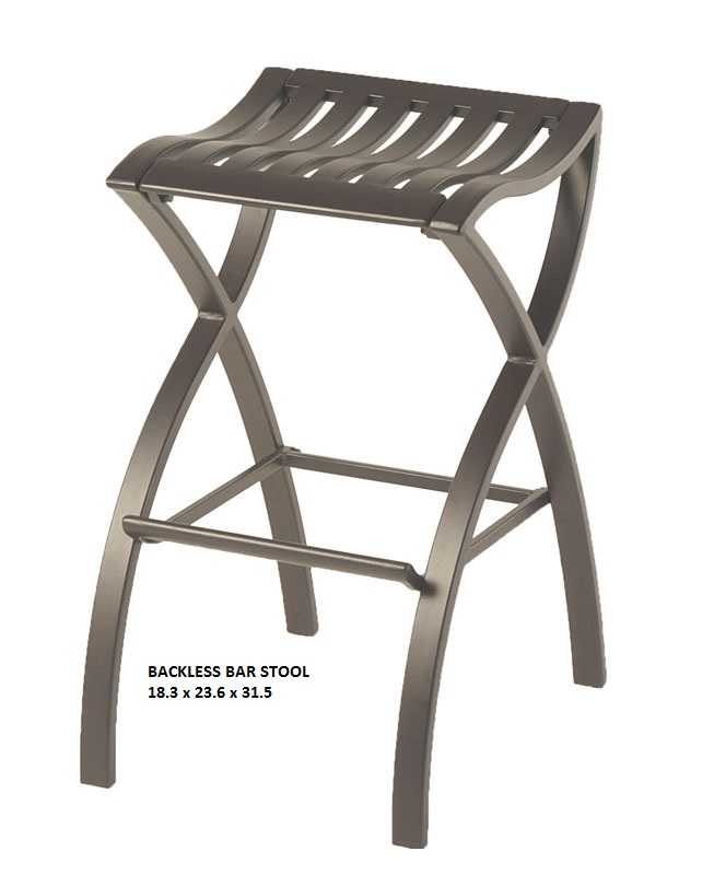 Backless Bar Stool by Hanamint