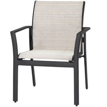 Echelon Aluminum Dining Arm Chair by Gensun