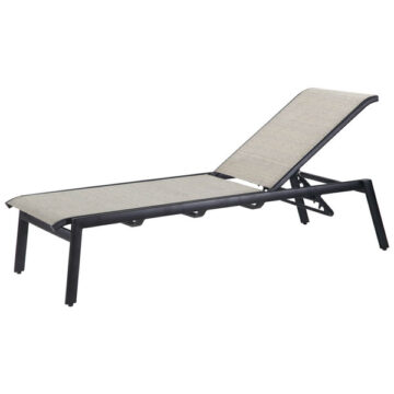 Echelon Aluminum Stackable Chaise Lounge by Gensun