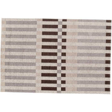 Trellis-Stone Gray Outdoor Rug by Treasure Garden