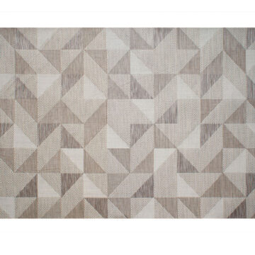 Prism Taupe Outdoor Rug by Treasure Garden