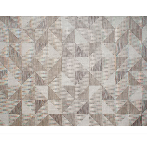 Prism Taupe Outdoor Rug by Treasure Garden