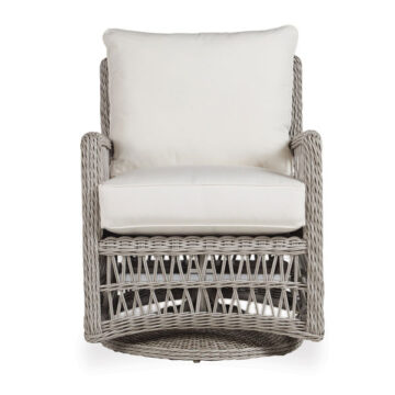 Lloyd Flanders Mackinac Wicker Swivel Lounge Chair