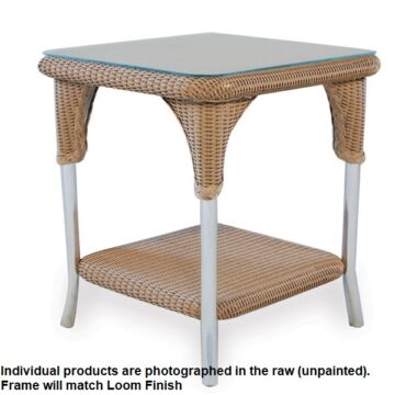 Universal Loom 22" Square End Table by Lloyd Flanders