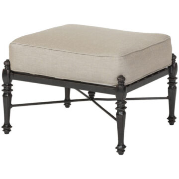 Grand Terrace Cushioned Ottoman by Gensun