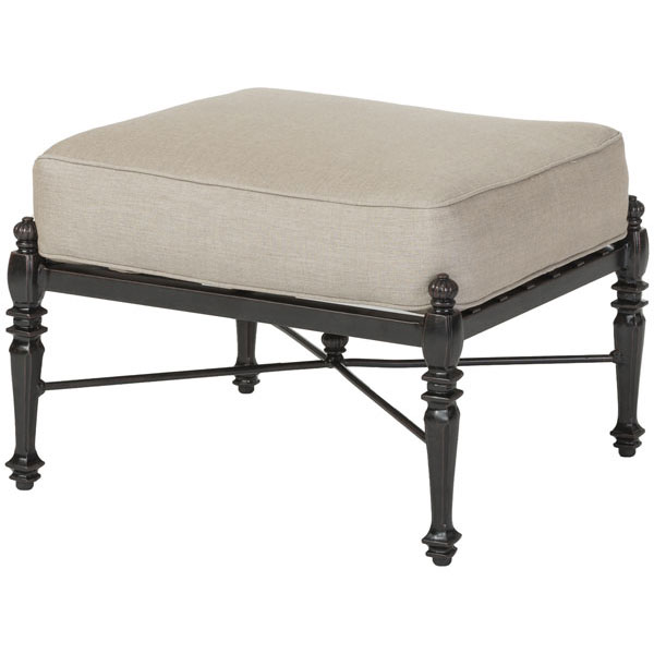 Grand Terrace Cushioned Ottoman by Gensun