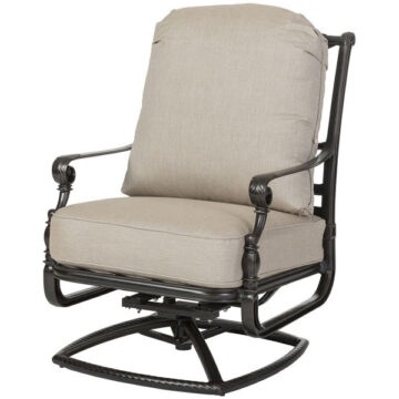 Grand Terrace Cushioned Swivel Lounge Chair by Gensun