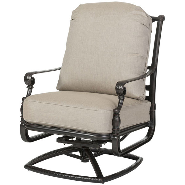 Grand Terrace Cushioned Swivel Lounge Chair by Gensun