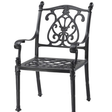 Florence Cast Aluminum Dining Chair by Gensun