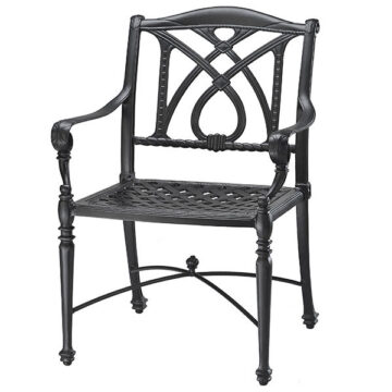 Grand Terrace Cast Aluminum Dining Chair by Gensun