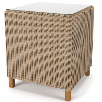 6510 Square End Table w/ Glass by North Cape International