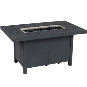 30 x 50 Tri Slat Firepit in Twilight