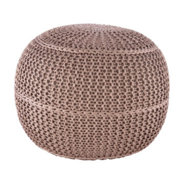 Dita Pouf Gray by Surya