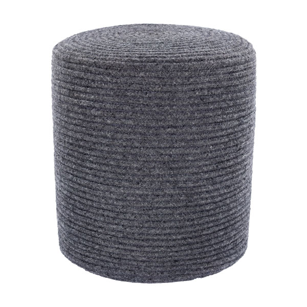 Poppy Pouf Charcoal by Surya