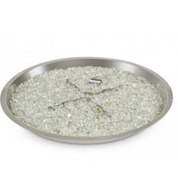 20" Round Crystal Fire Plus Gas Burner by Outdoor Great Room