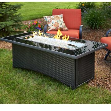 Balsam Montego Linear Gas Fire Pit Table By Outdoor Greatroom