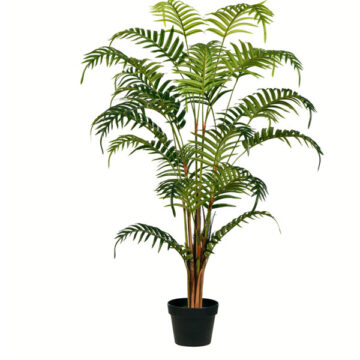 47" Potted Fern Palm Real Touch Leaves